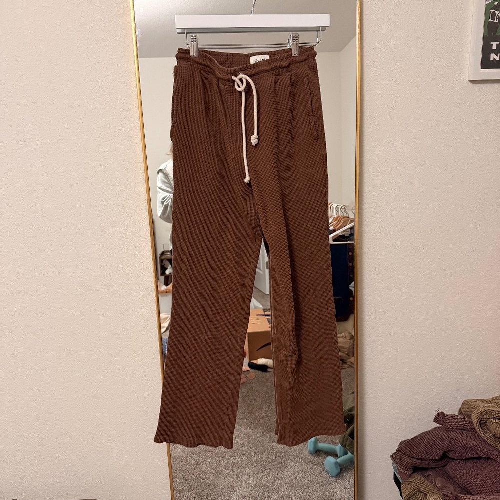 Elwood Clothing Brown Waffle Pants